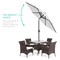 Best Choice Products 7.5ft Heavy-Duty Outdoor Market Patio Umbrella w/ Push Button Tilt, Easy Crank